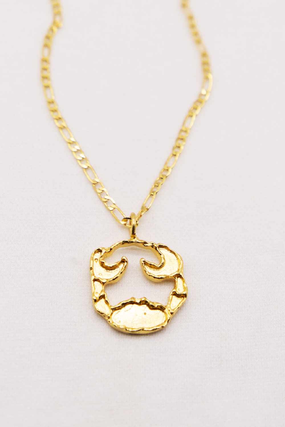 Cancer - 18K Gold Plated Pendant With Anti-Tarnish E-Coating