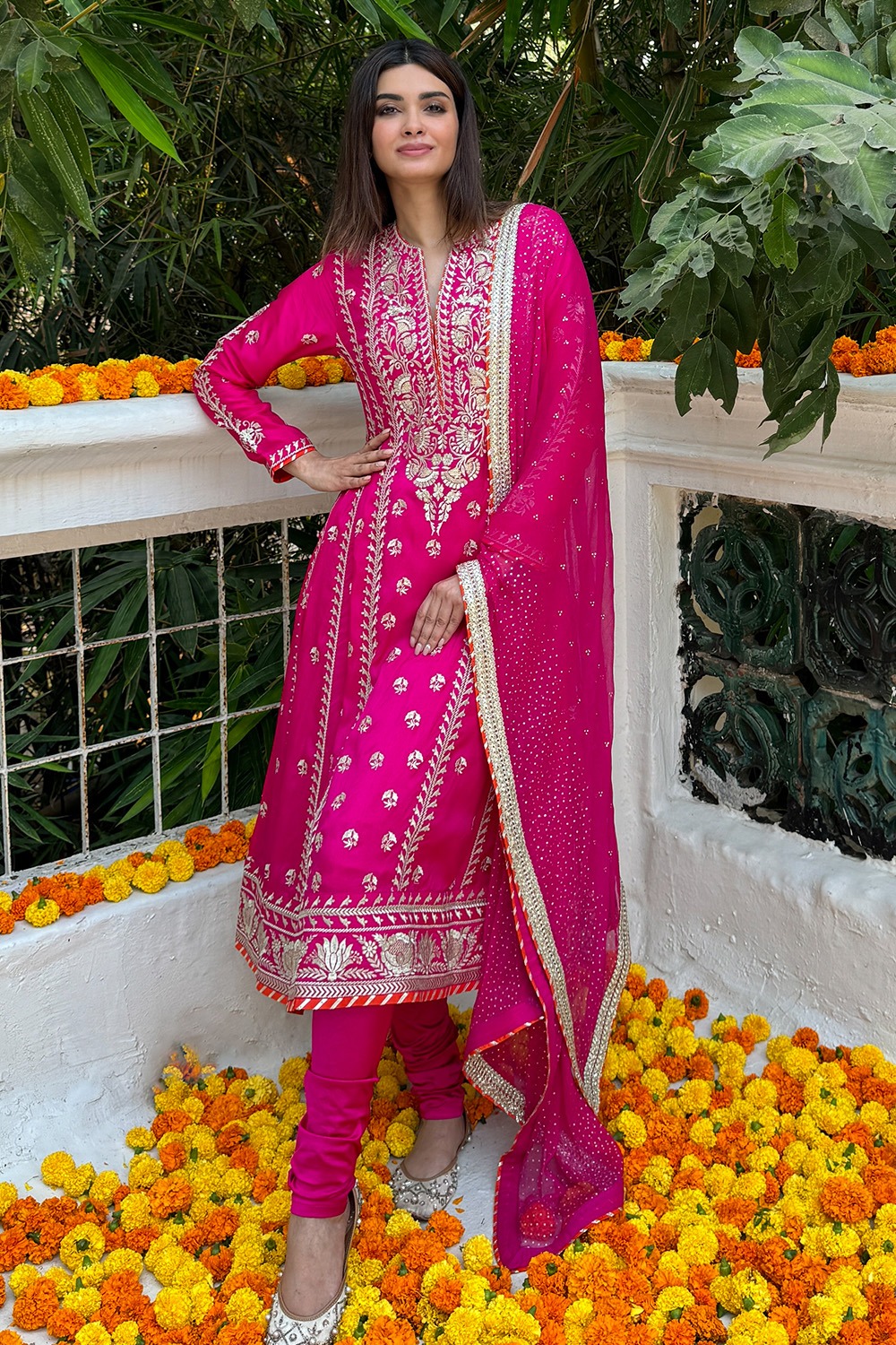 Diana Penty in Golconda Aarohi Anarkali set