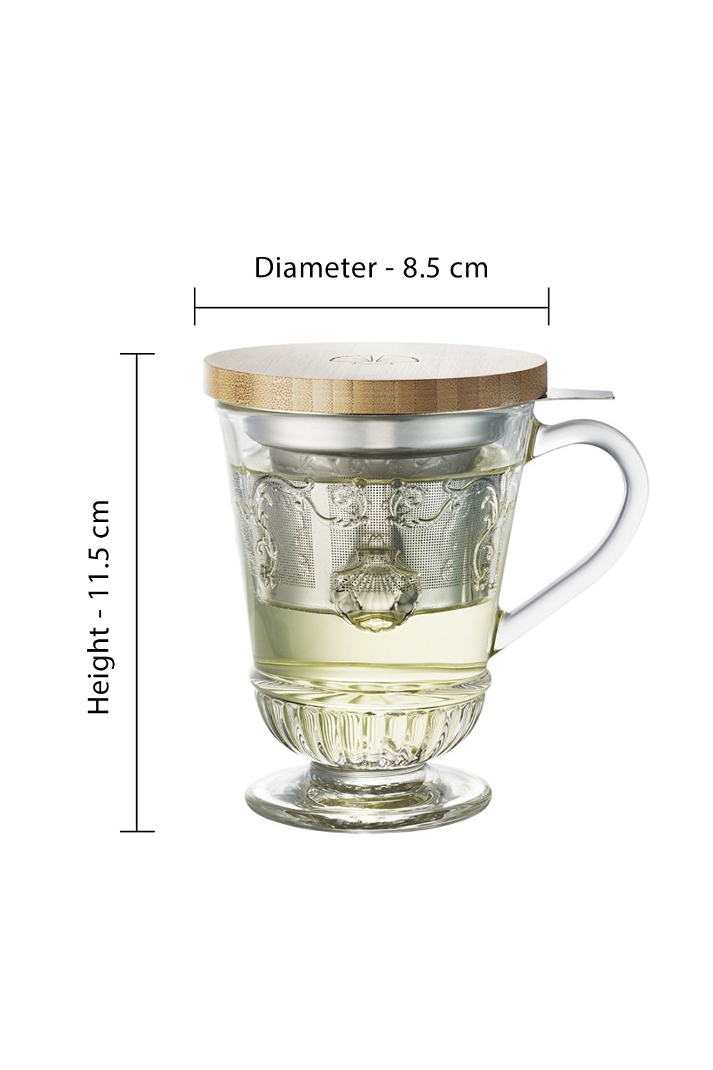 La Rochere Herbal Tea Infuser Mug Set Versailles