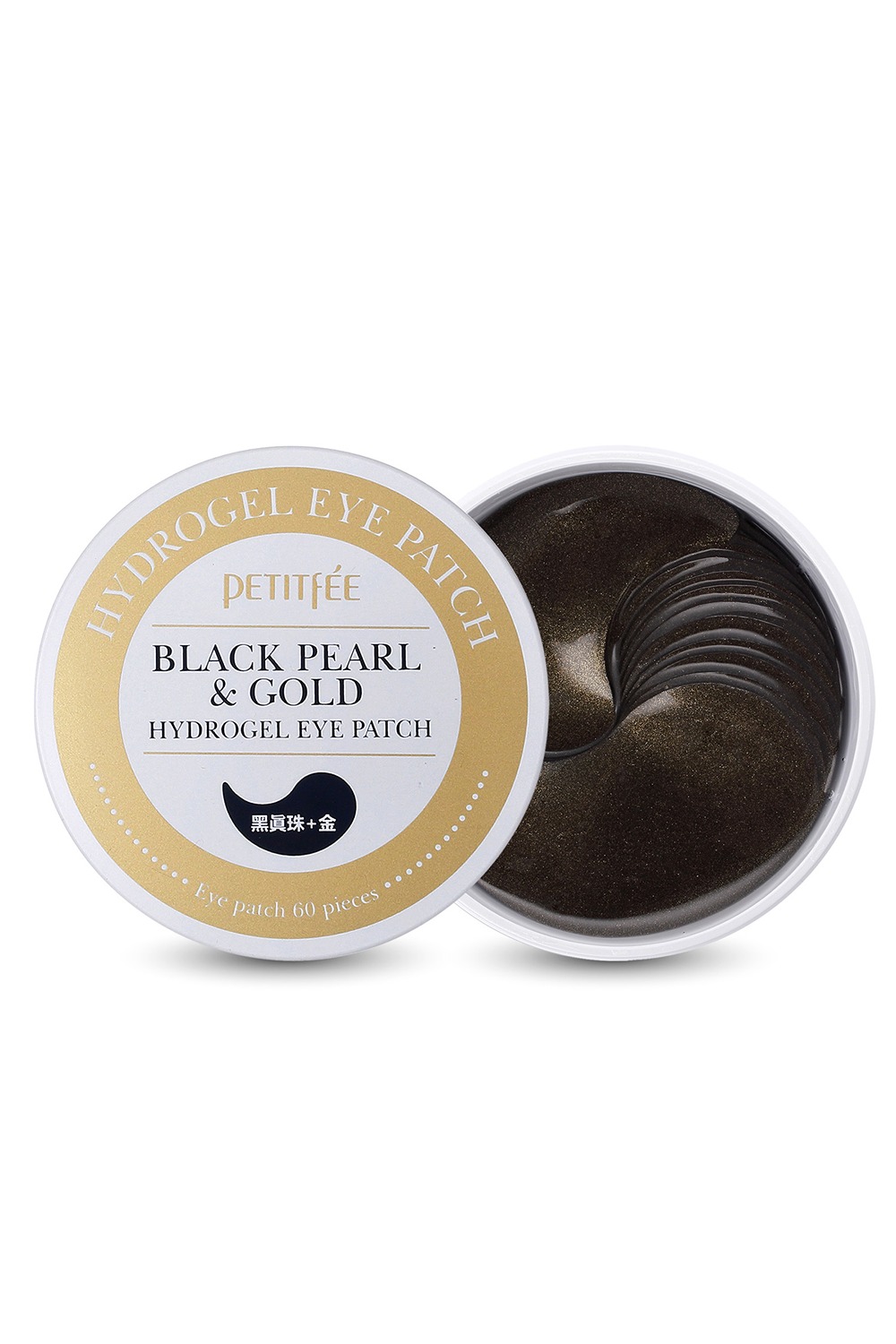 Petitfée Black Pearl & Gold Hydrogel Eye Patch