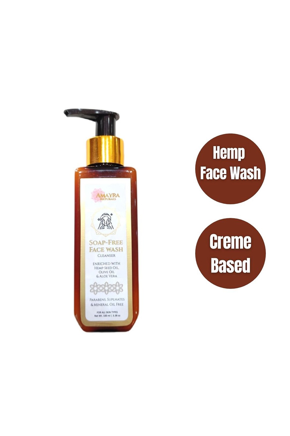  Hemp & Aloe Face Wash Cleanser 100Ml