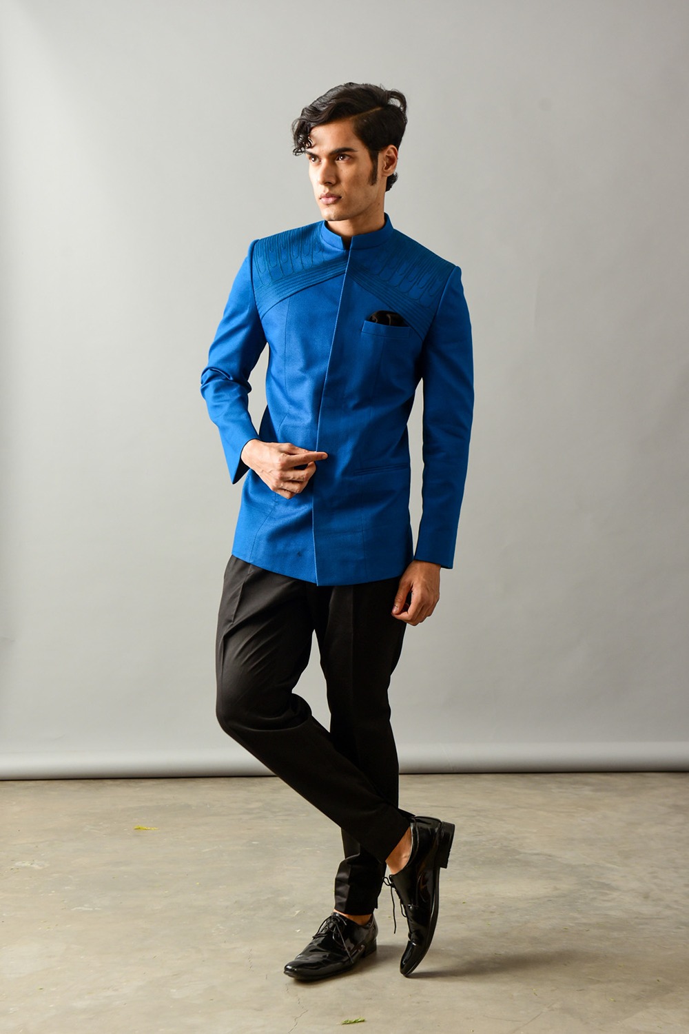 Agape Bright Blue Suit