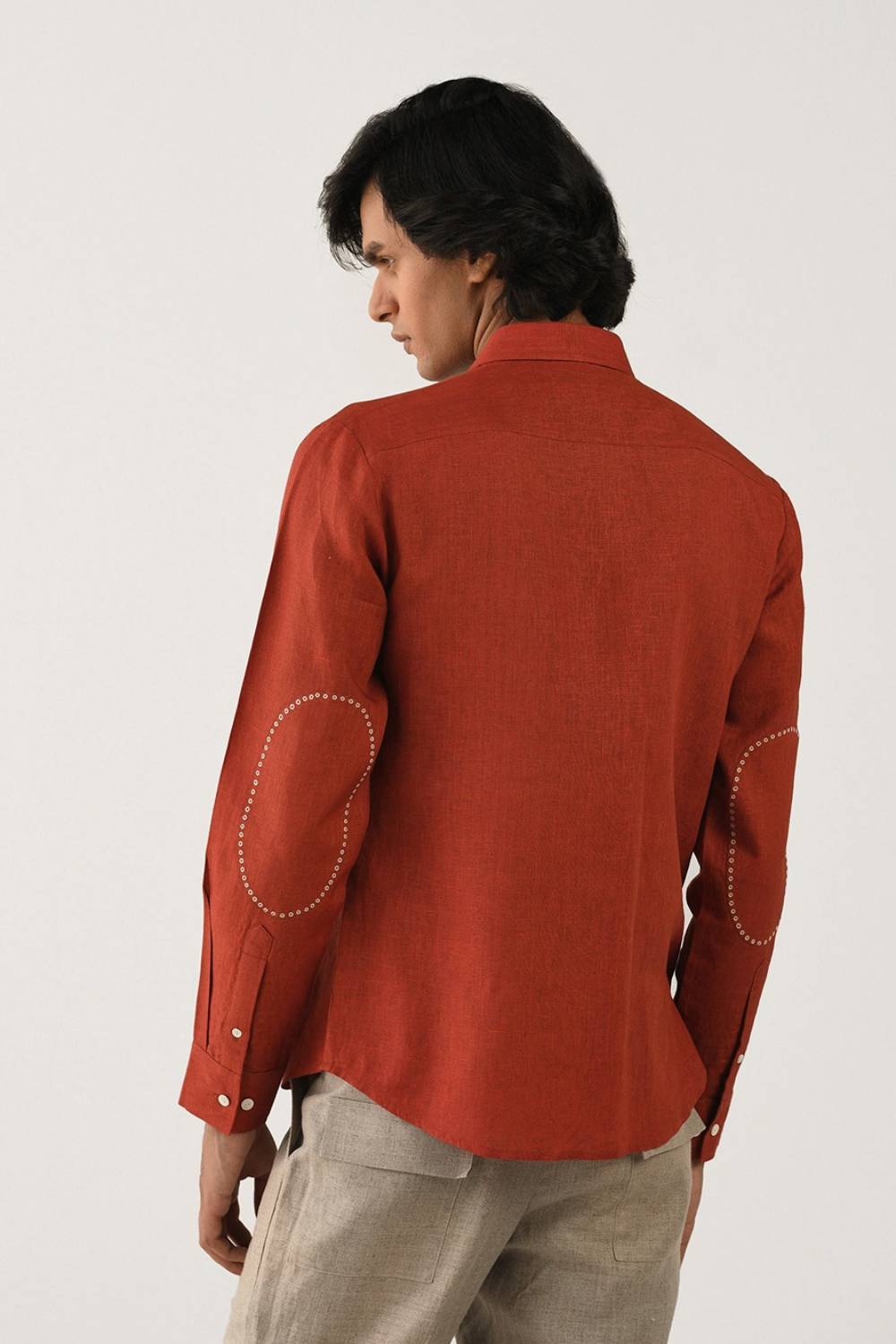 Red Pocket Dots Shirt