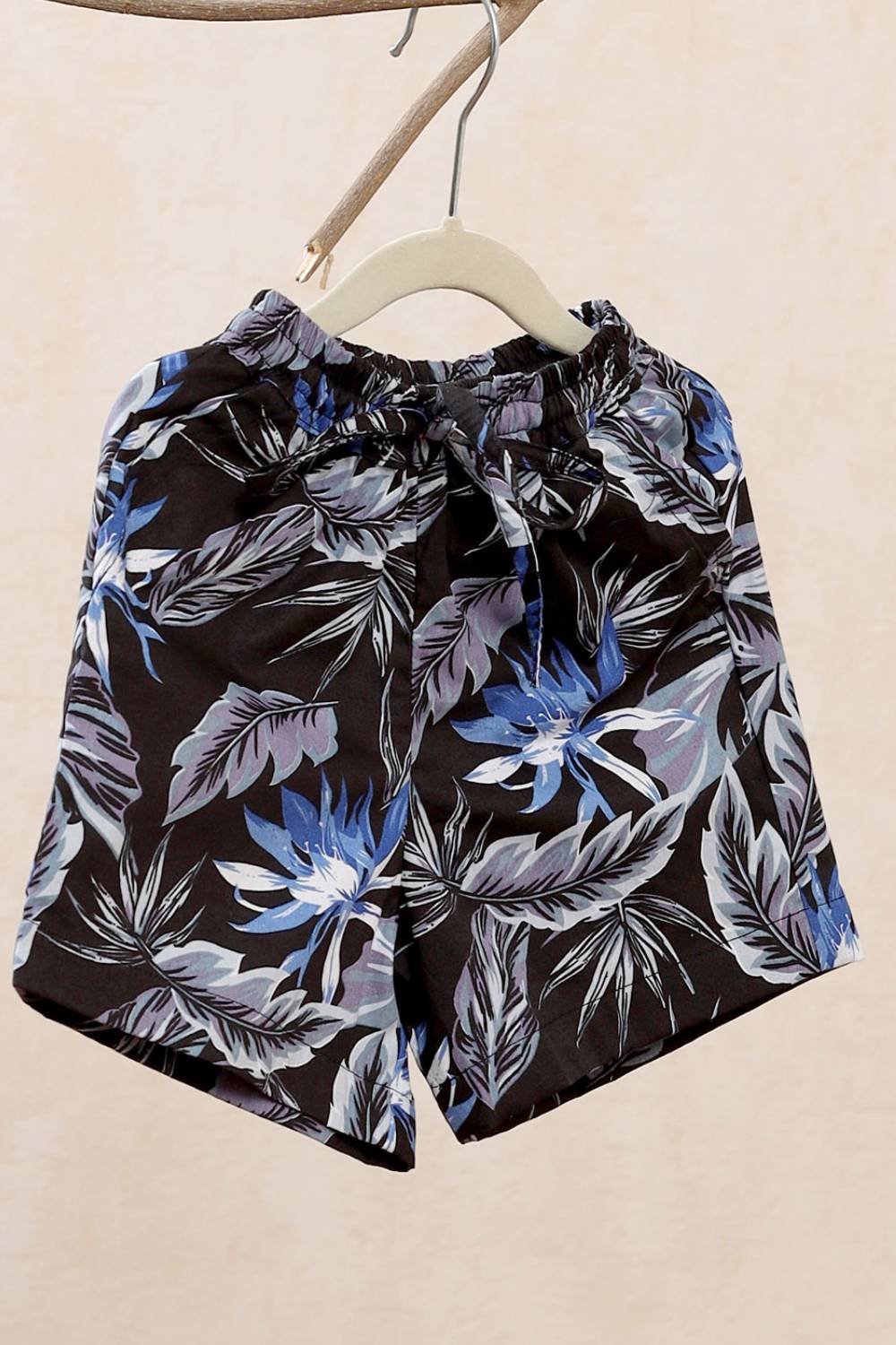 Blooming Buds Black Floral Shorts