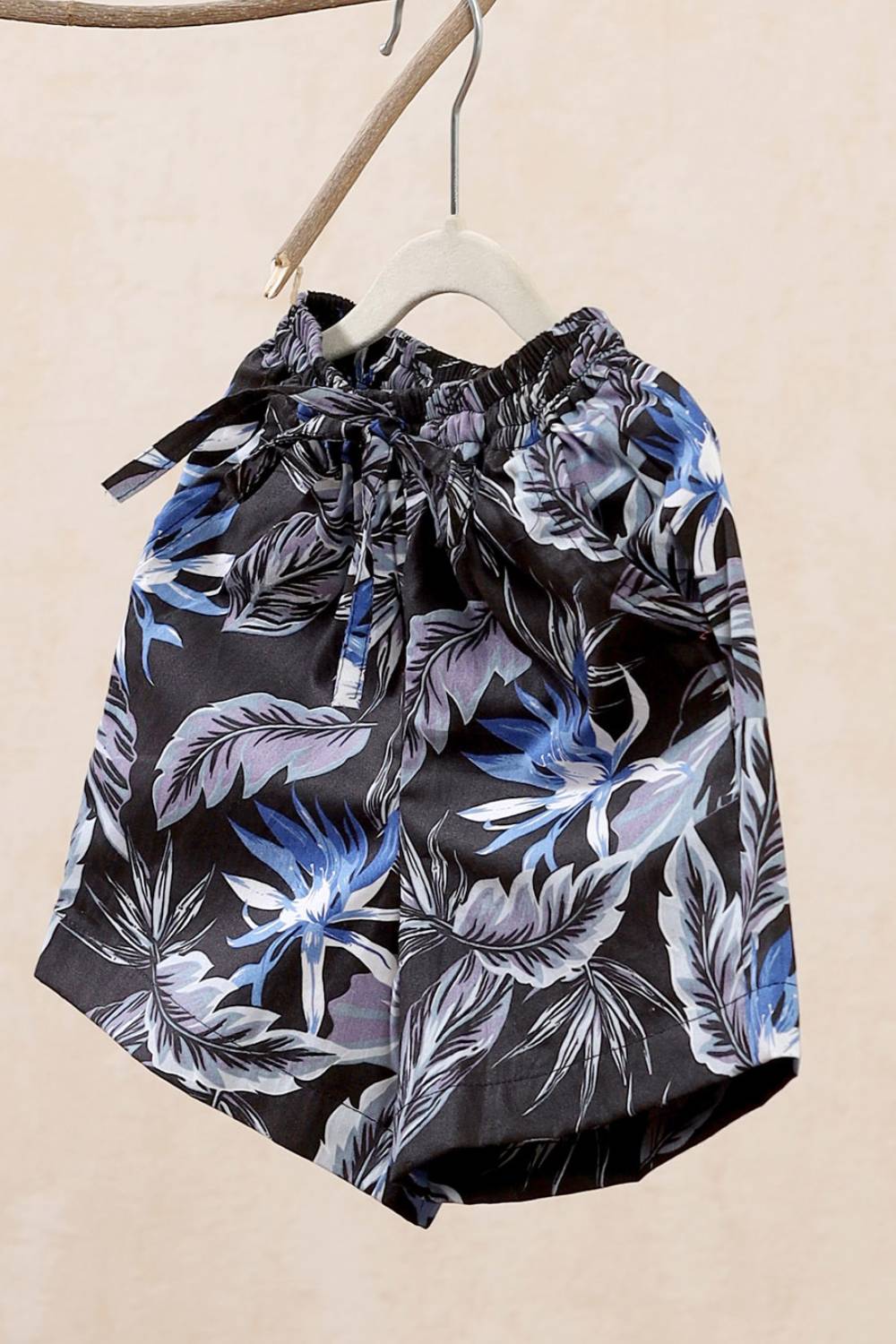 Blooming Buds Black Floral Shorts