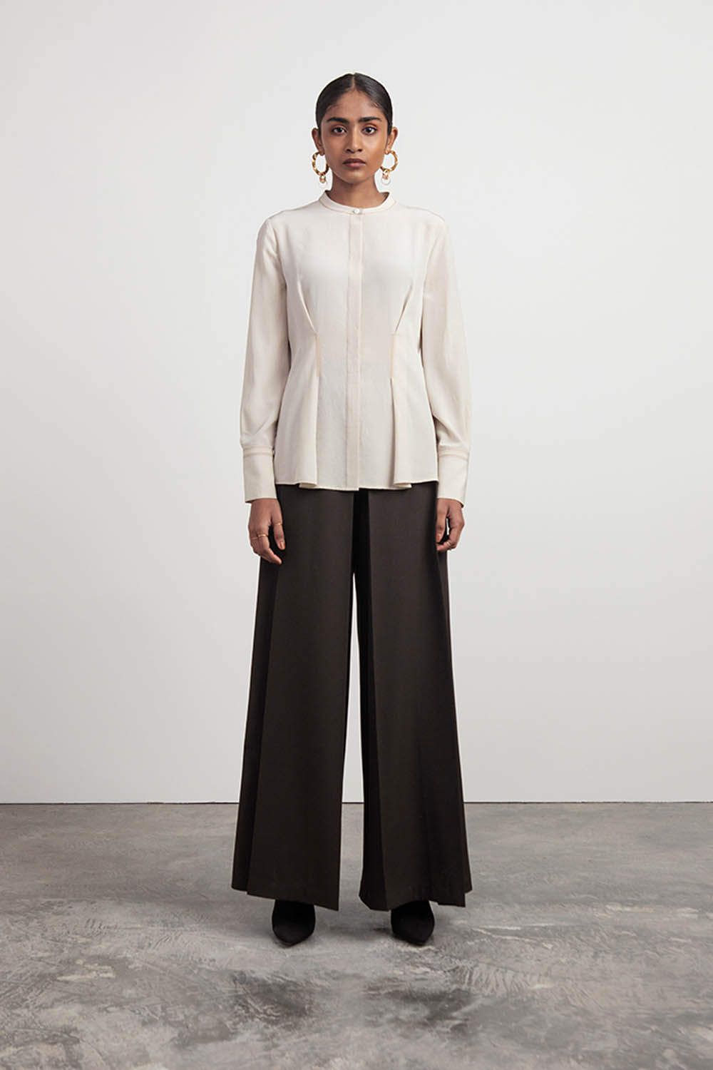Sum Box Pleated Tailored Trousers