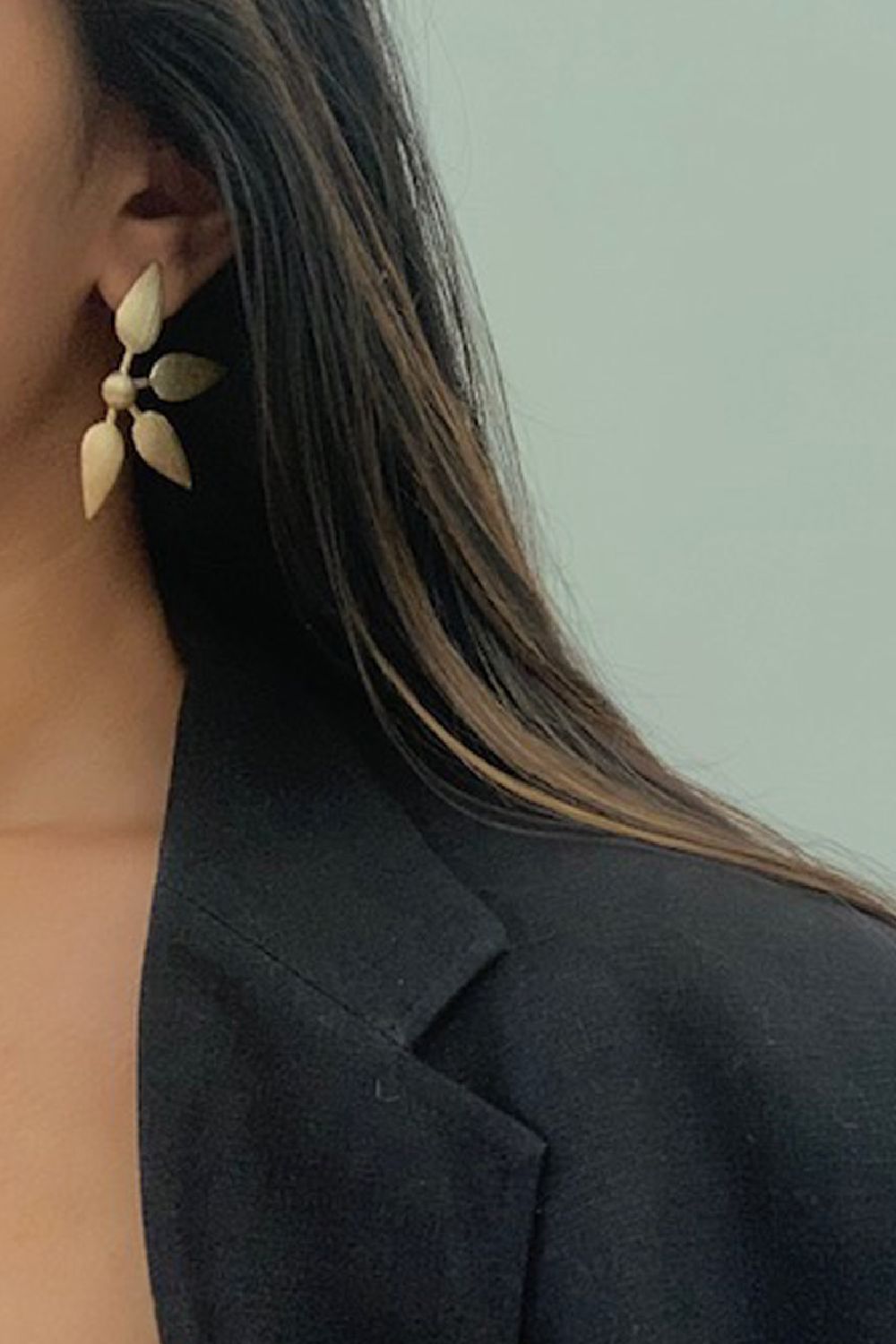 Golden Lotus Earrings