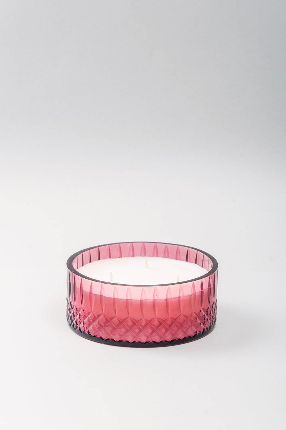 Royal Flat Bowl-Ruby-Scented Candle