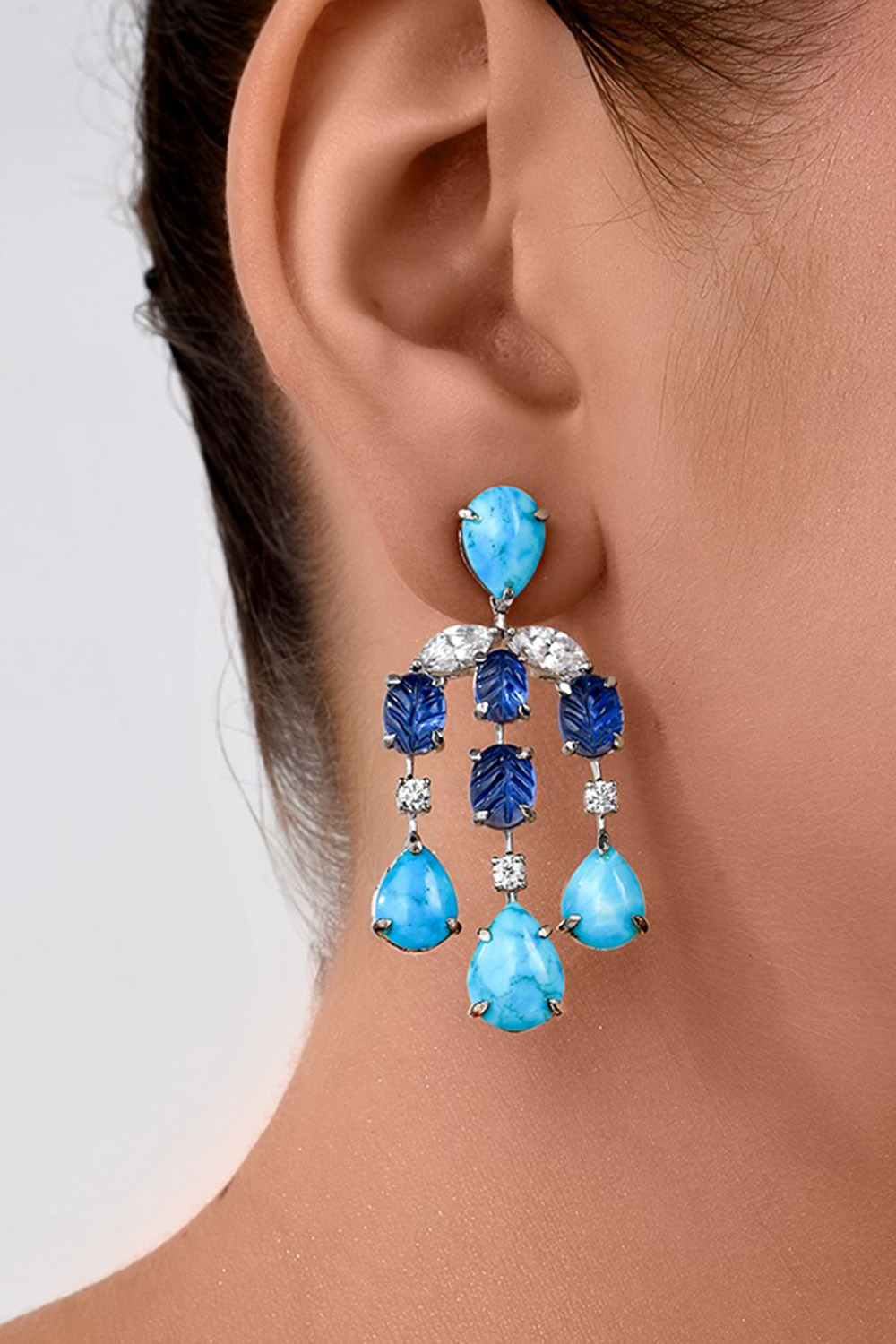 Turquoise Chandelier Earring