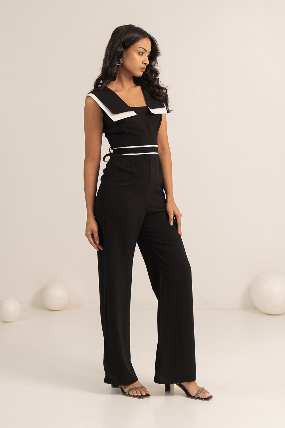 Black And White Jumpsuit