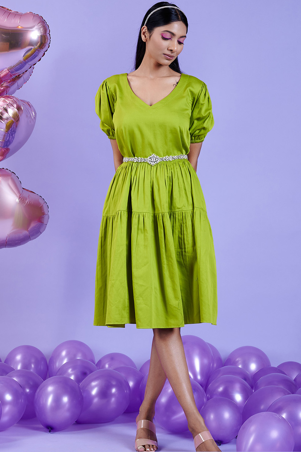 Lime Green Tunic Dress