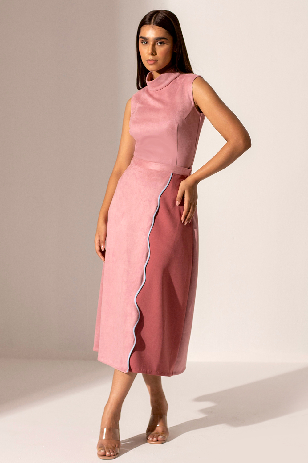 Blush pink Skirt Set