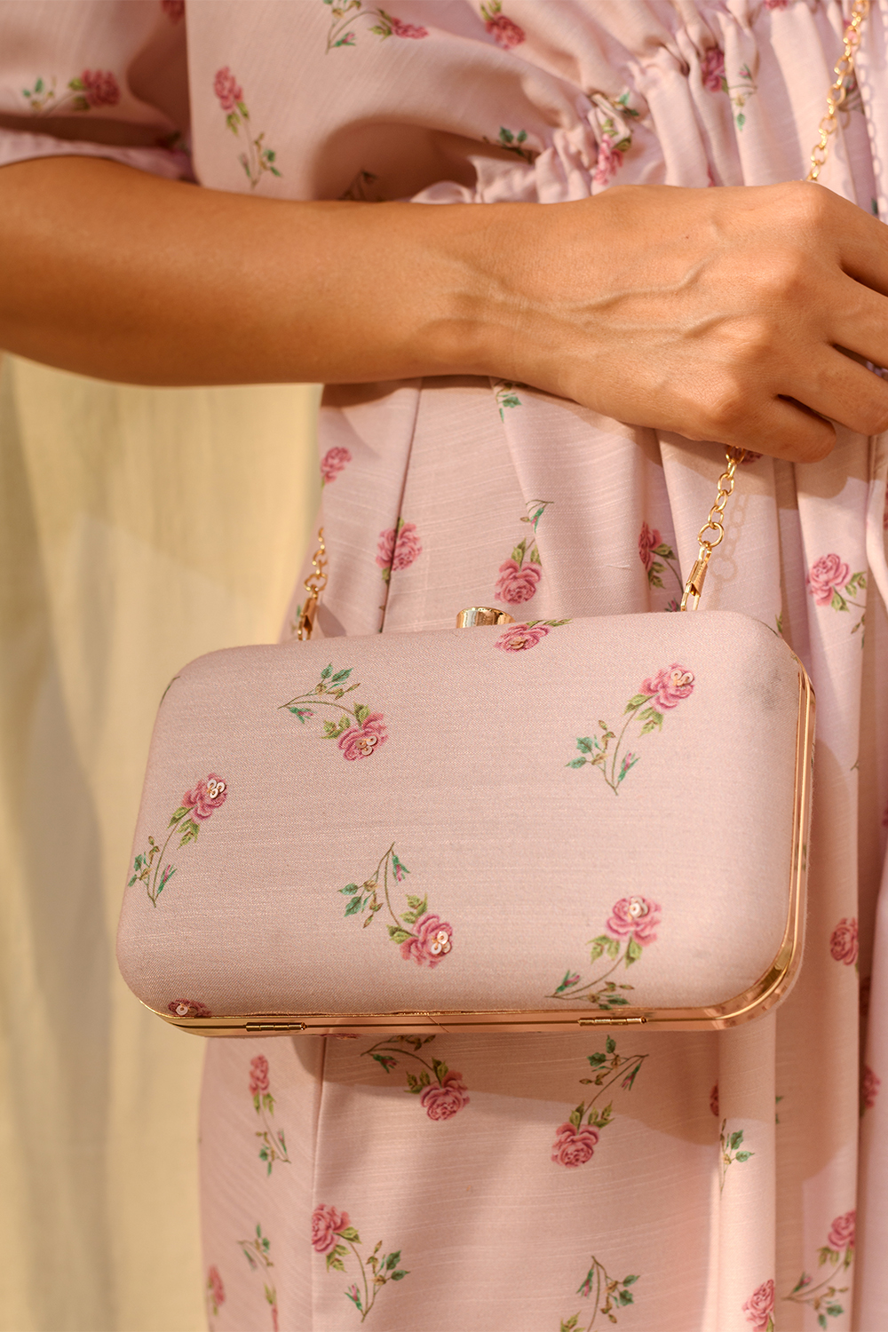 Rosey Pink Clutch