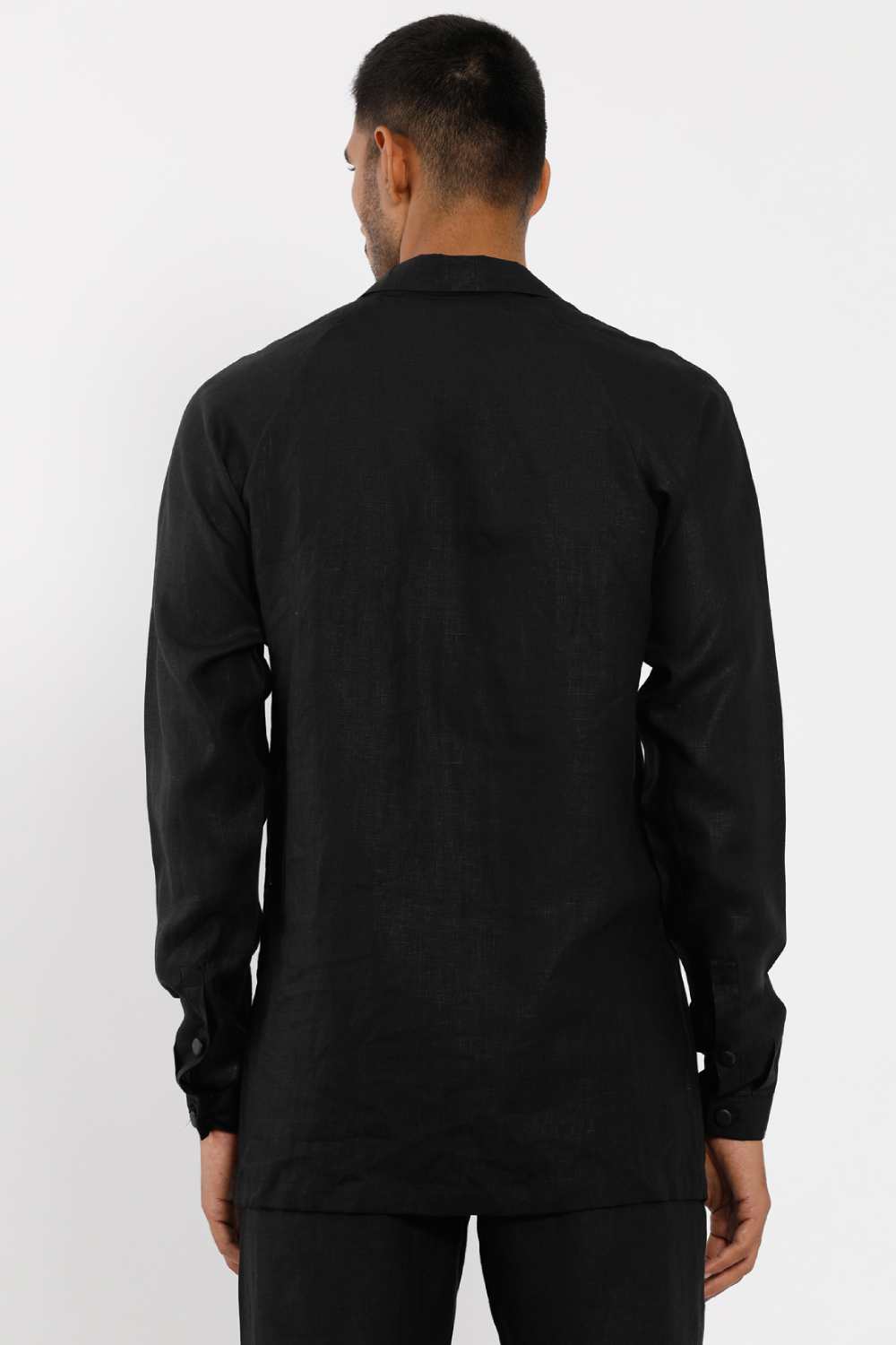 Black Mason Raglan Shirt