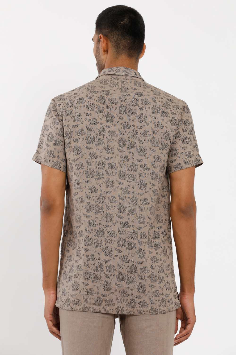 Brown & Grey Vintage Flora Shirt