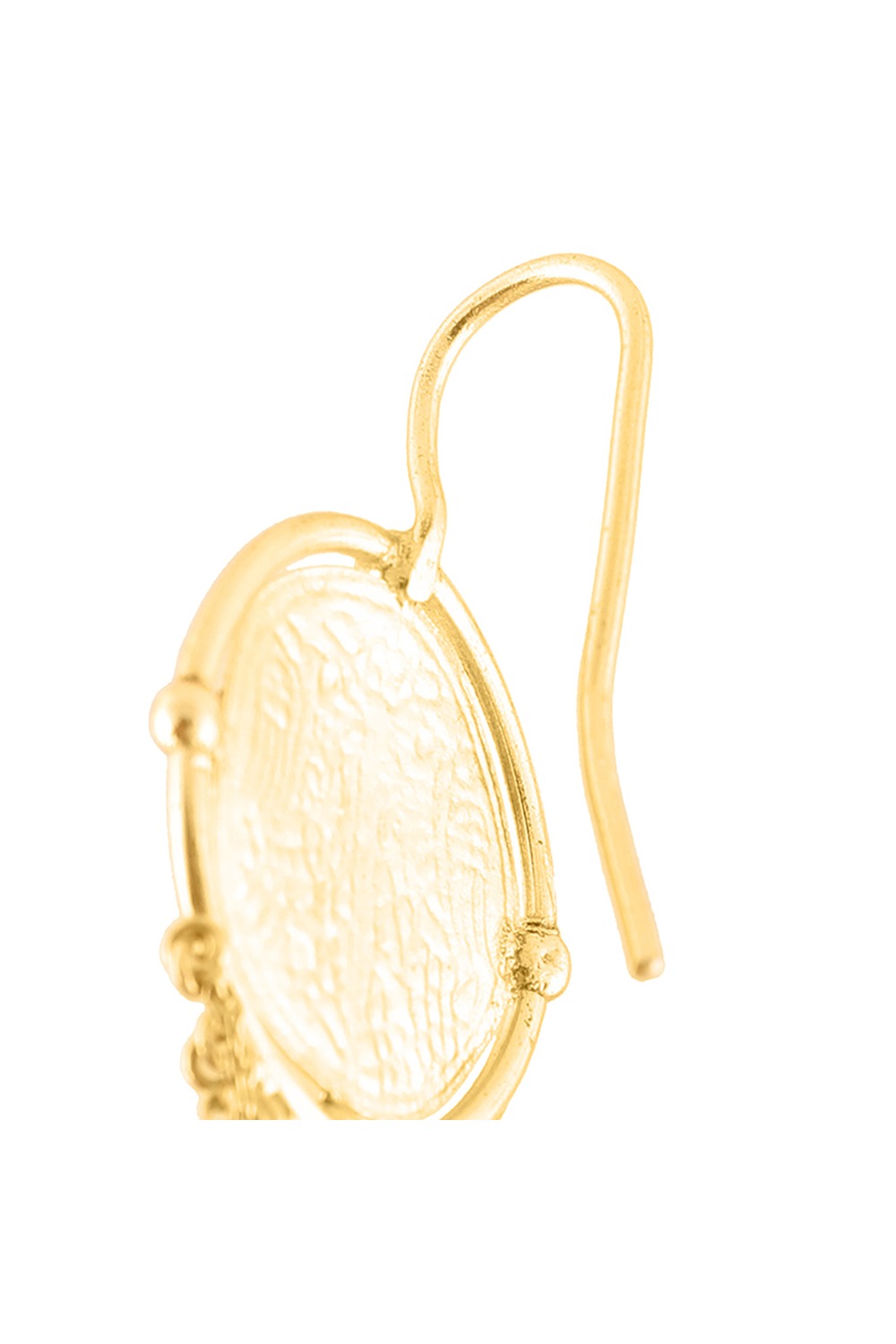 Gleb Muhur Coin Chain Dangler Earrings