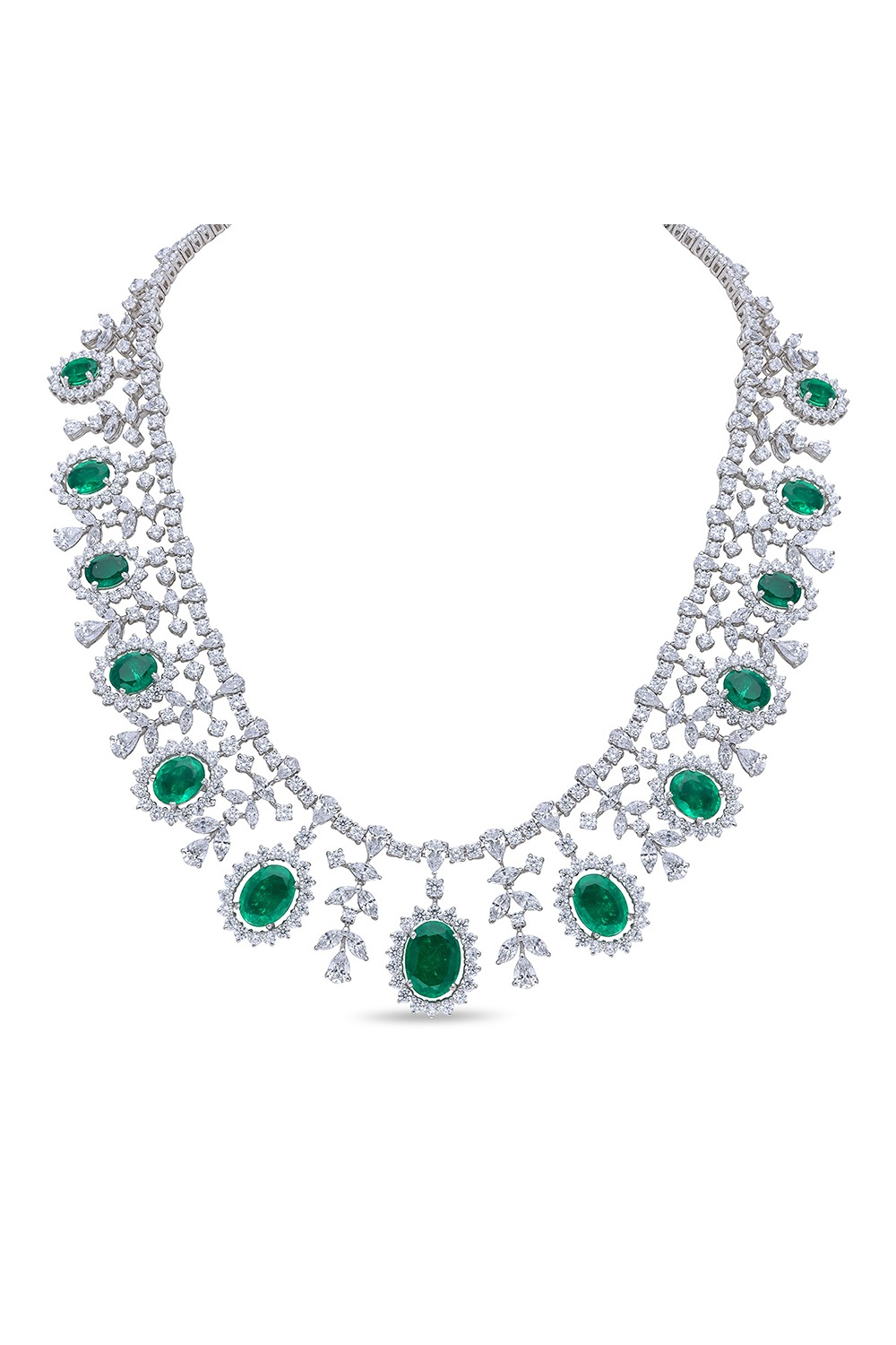 Green Bridal Necklace