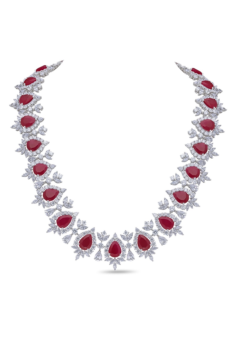 Red Bridal Necklace