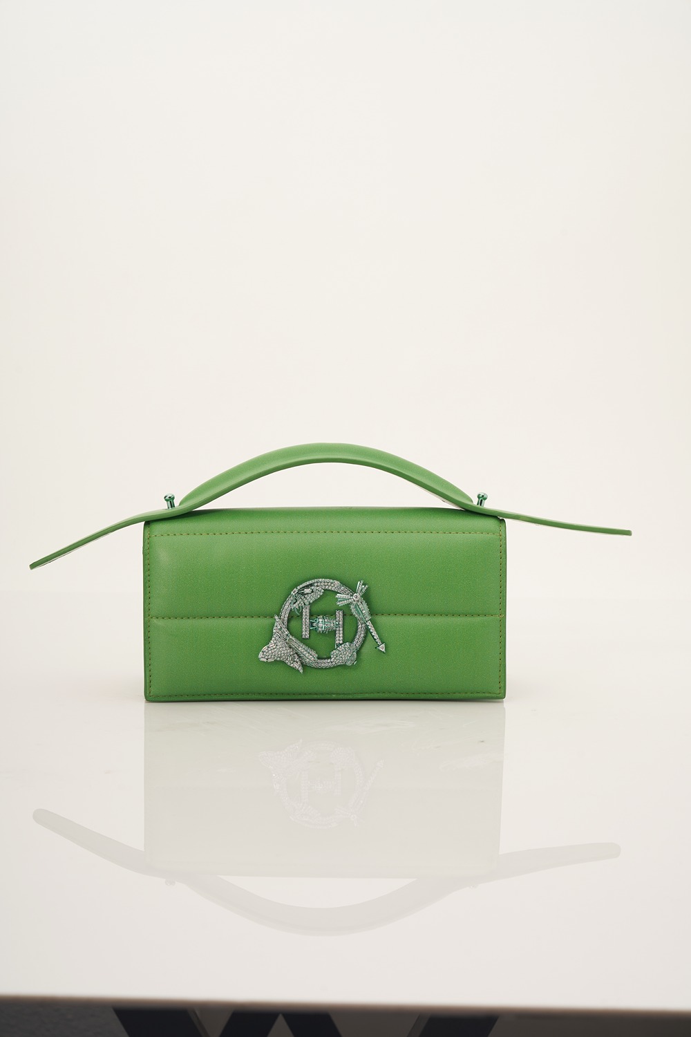 The OH V Paparazzi Bag in Lime 