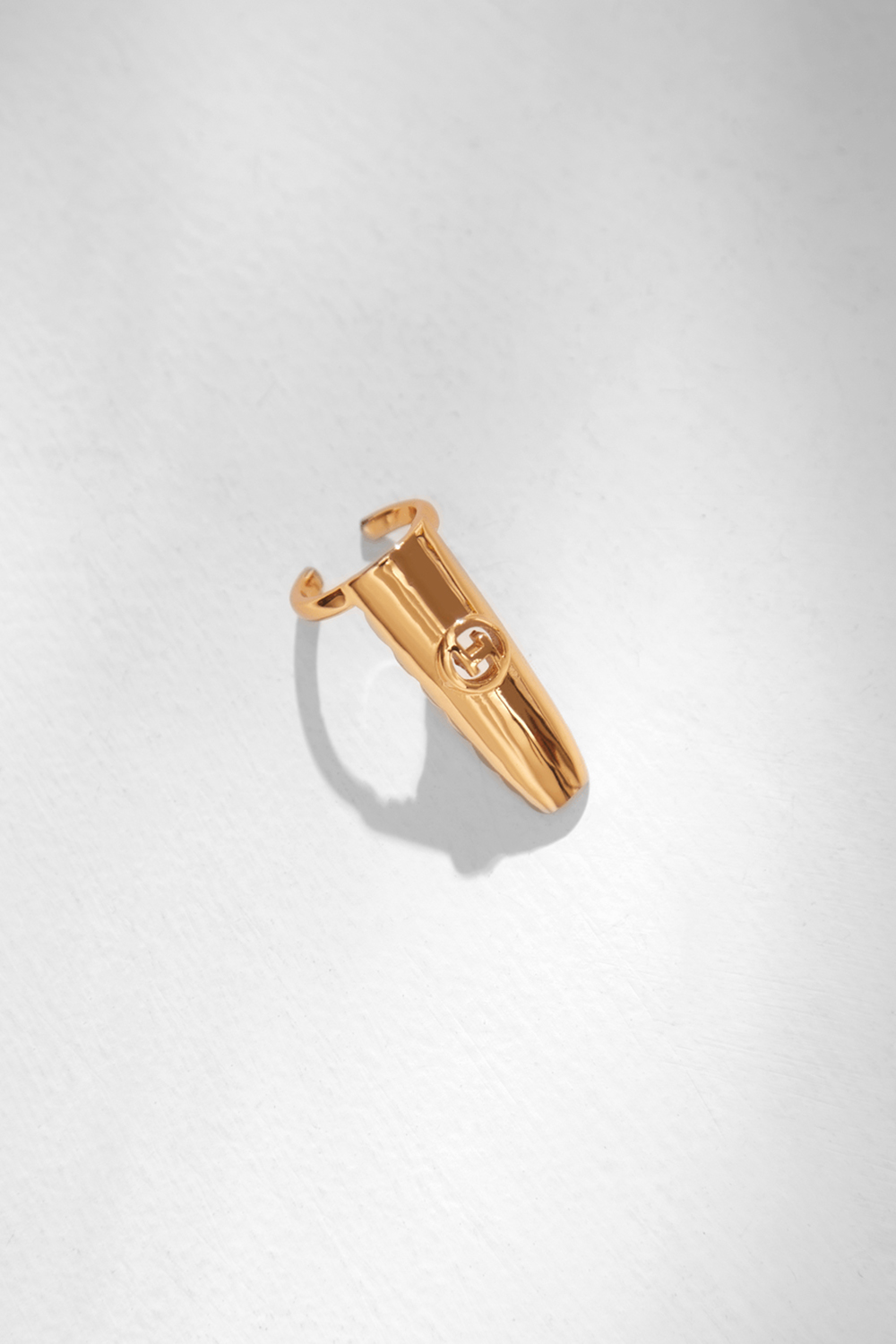 The Oh Monogram Fingertip Ring-Gold