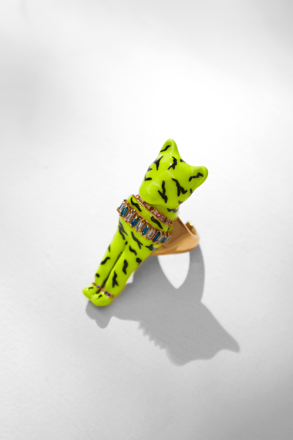 The Kitten Kidult Ring In Electric Yellow