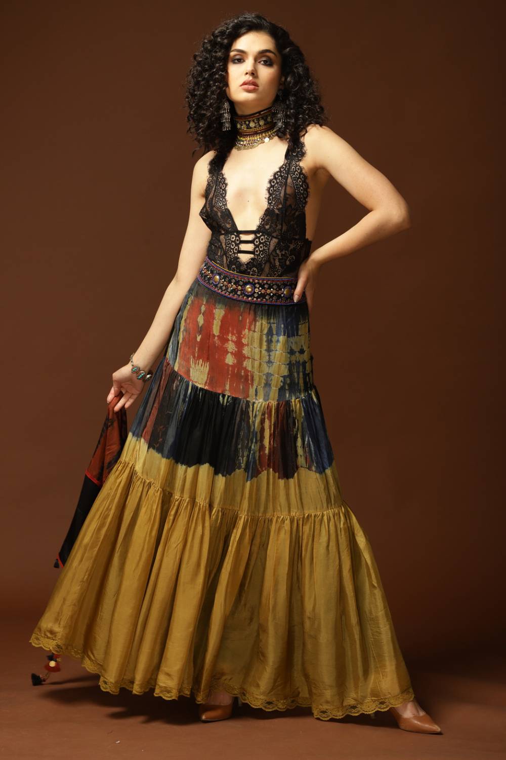 Sayoni Multicolour Skirt