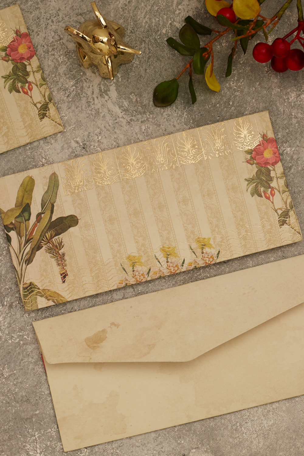 Personalized The Botanical Slate Money Envelopes 