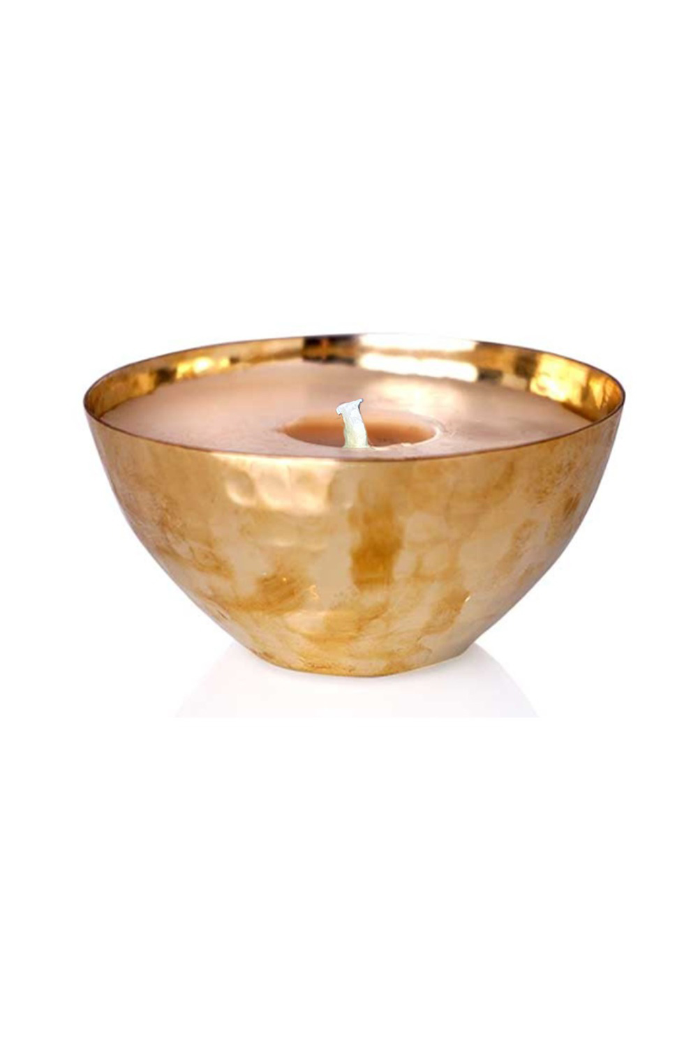 Raatrani And Mint Luxury Copper/Brass Diya Candle
