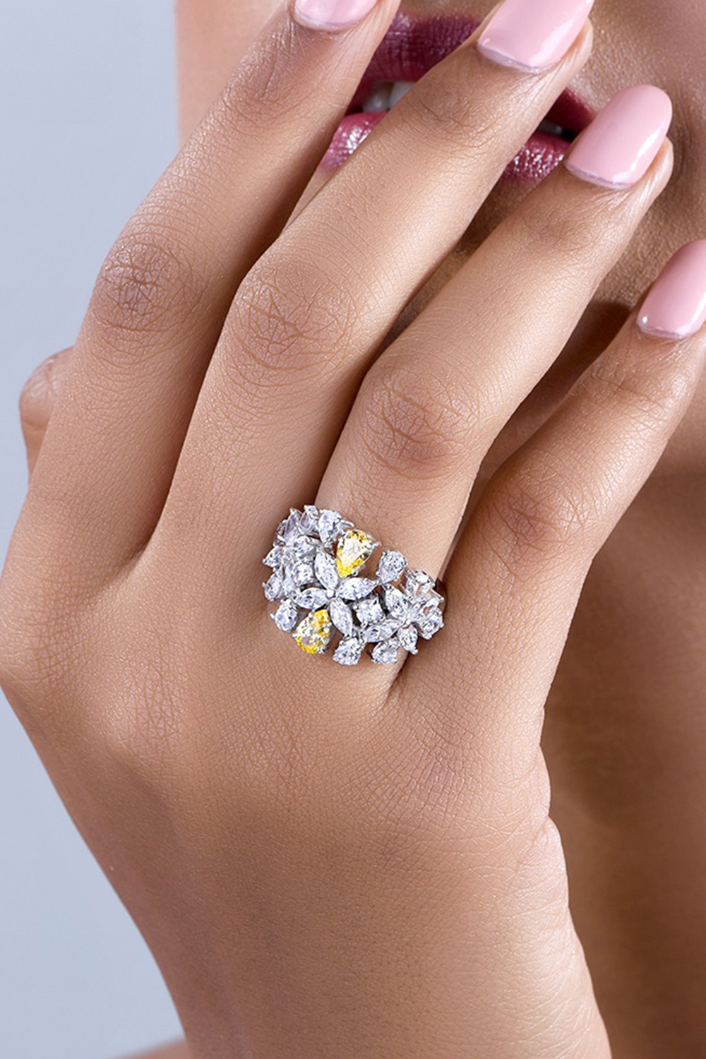 Yellow Cocktail Ring
