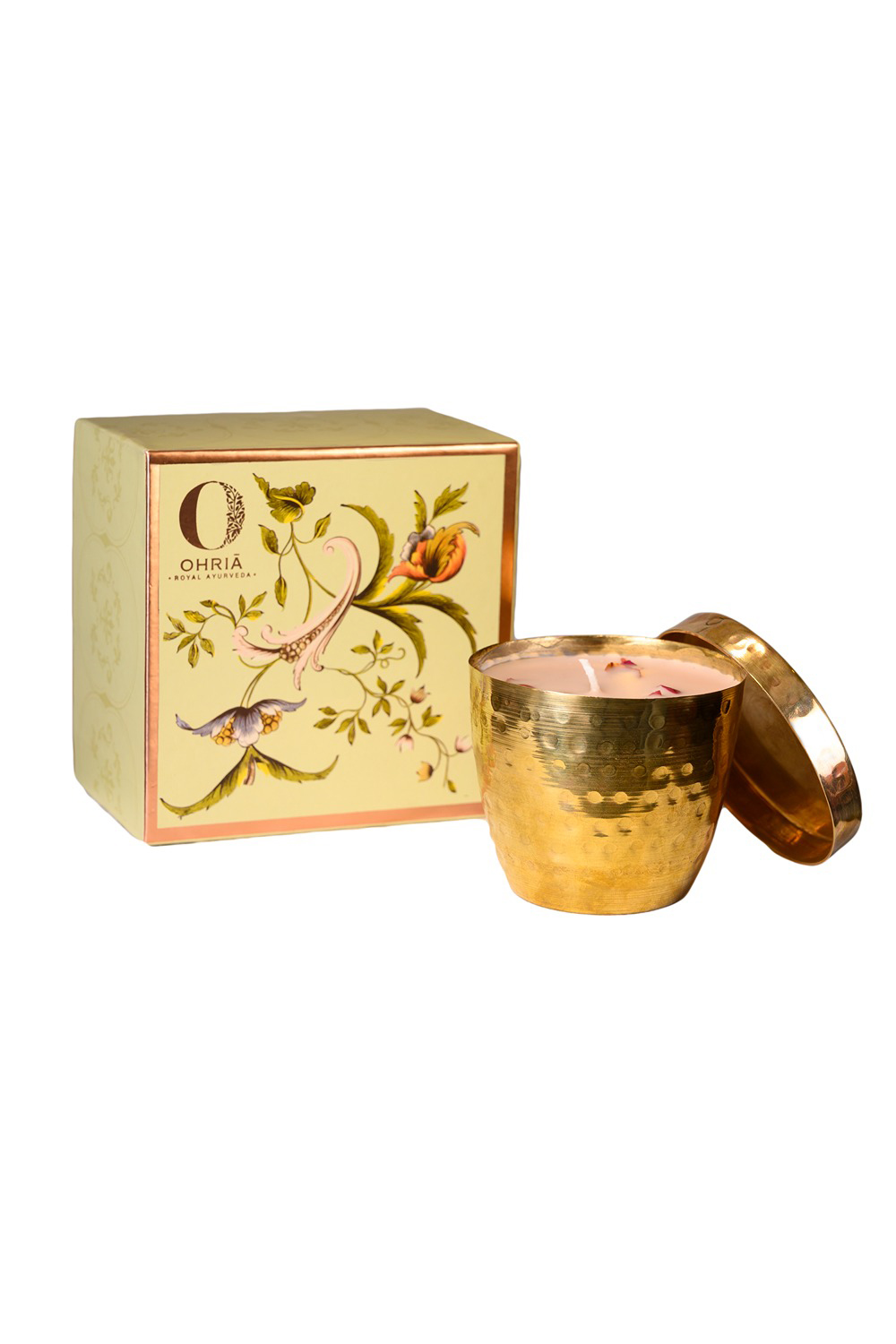 Rose And Oud Luxury Copper/Brass Candle