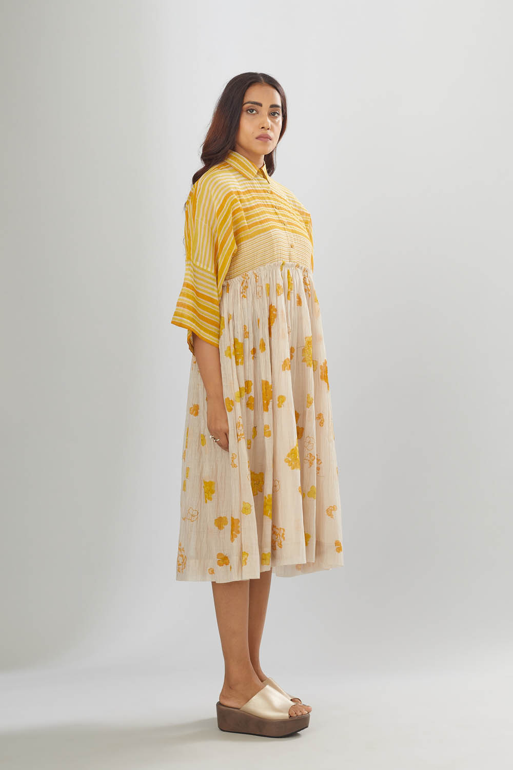 Yellow Charlette Bloom Dress