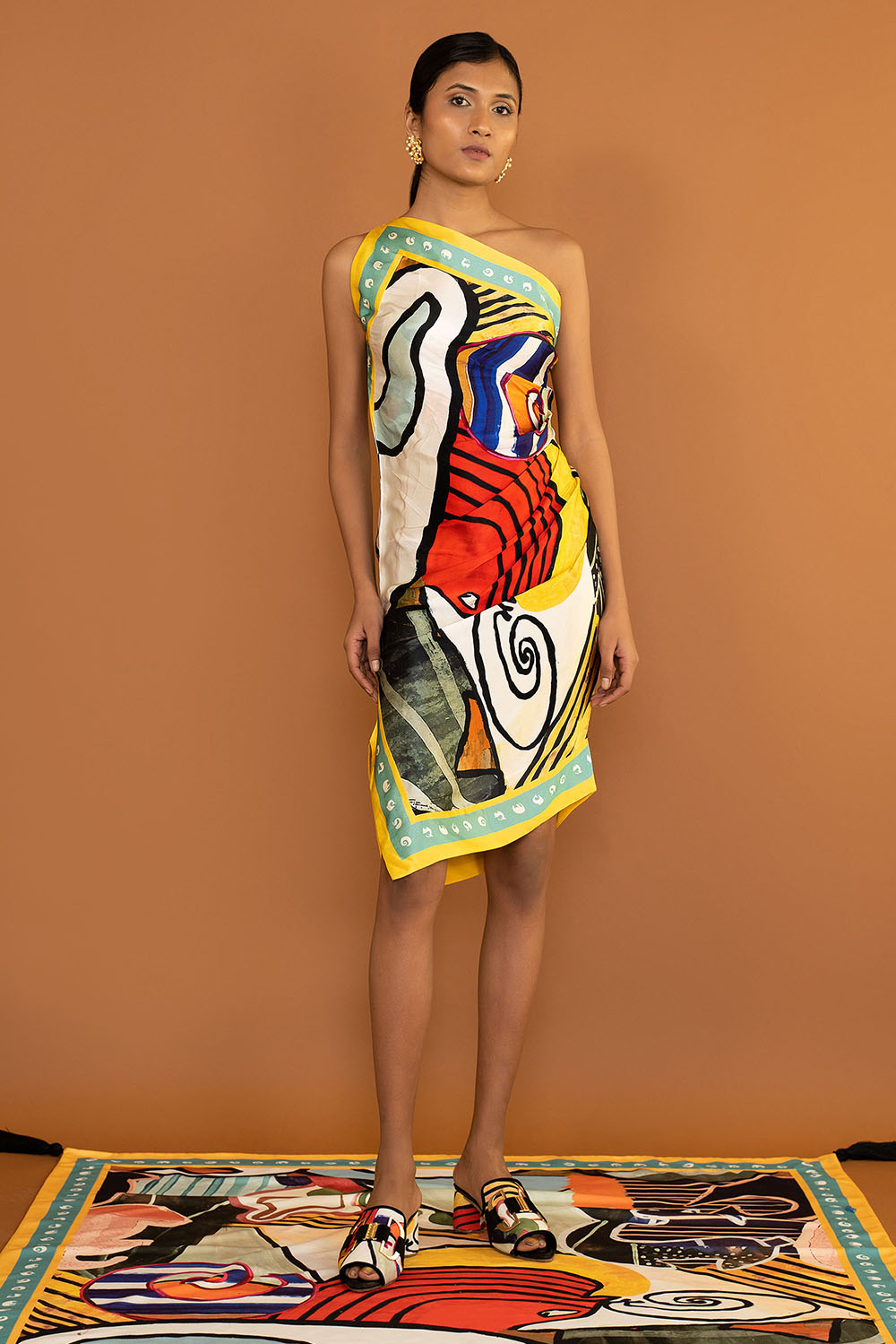 Iconomash Ruched Dress