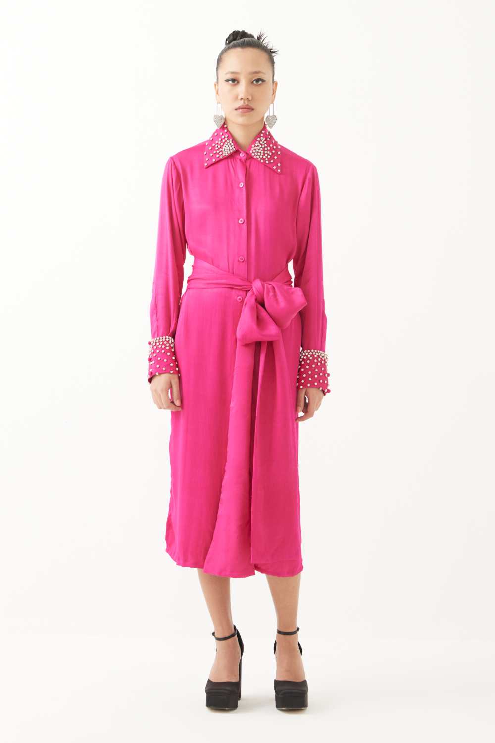 Rani Pink Shirt Dress