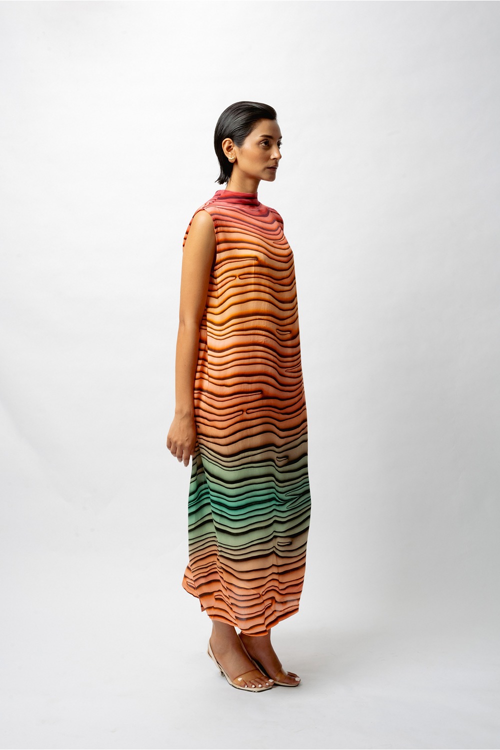 Satin Bliss Print Resort Dress
