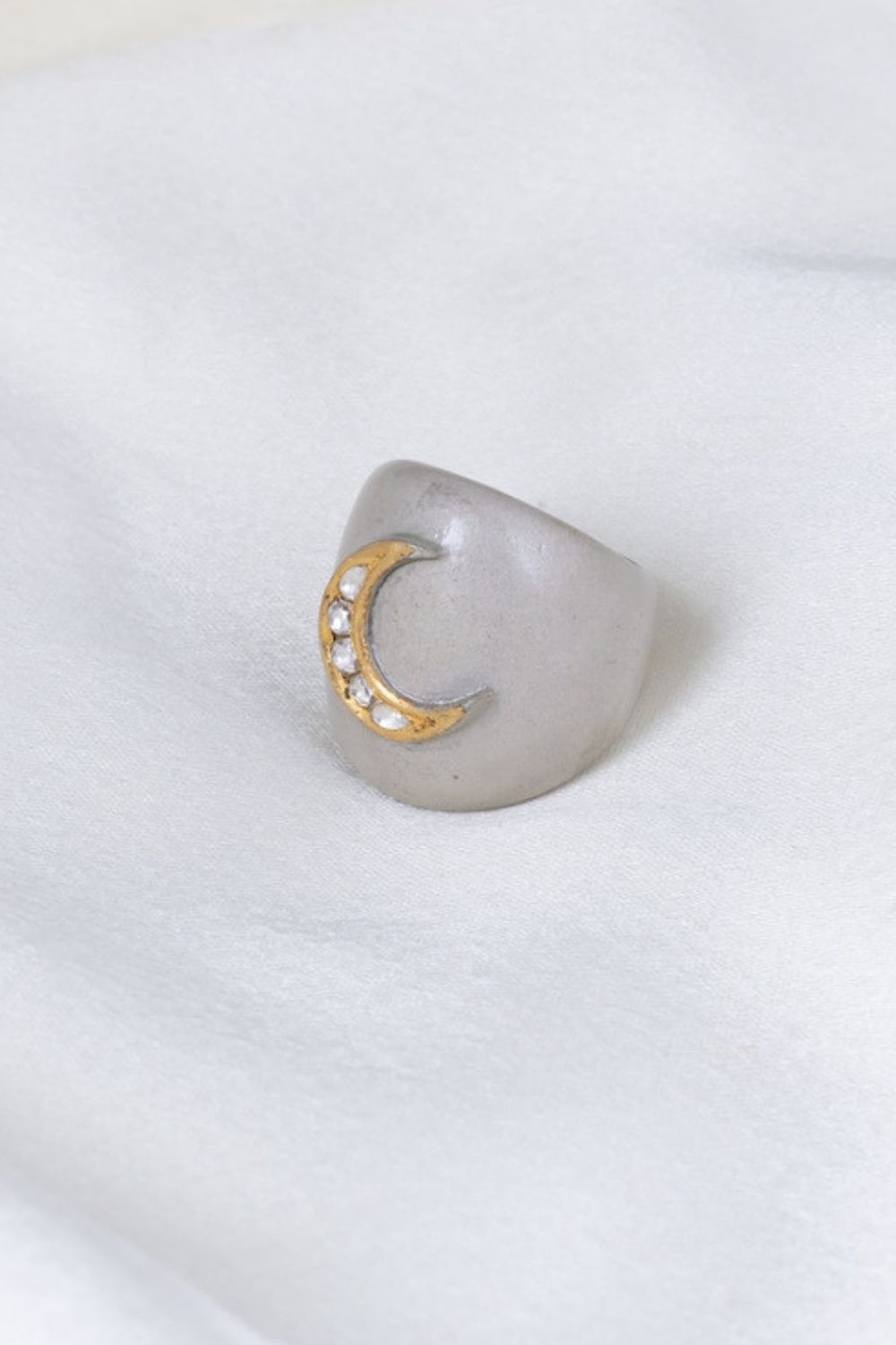 The Crescent Polki Cocktail Ring