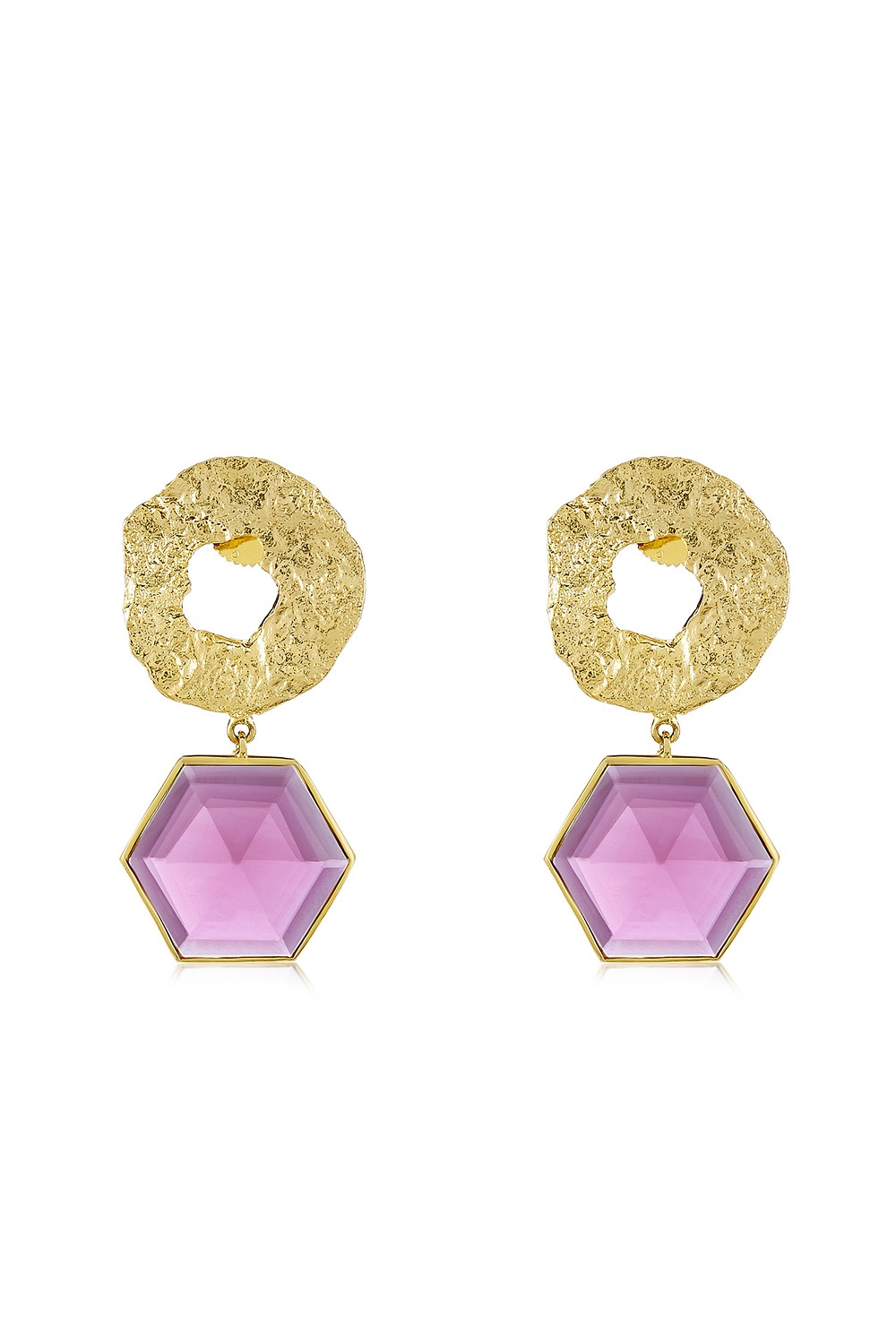 Purple Hali Earrings