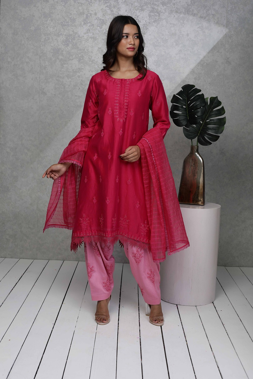 Pink Salwar Suit Set