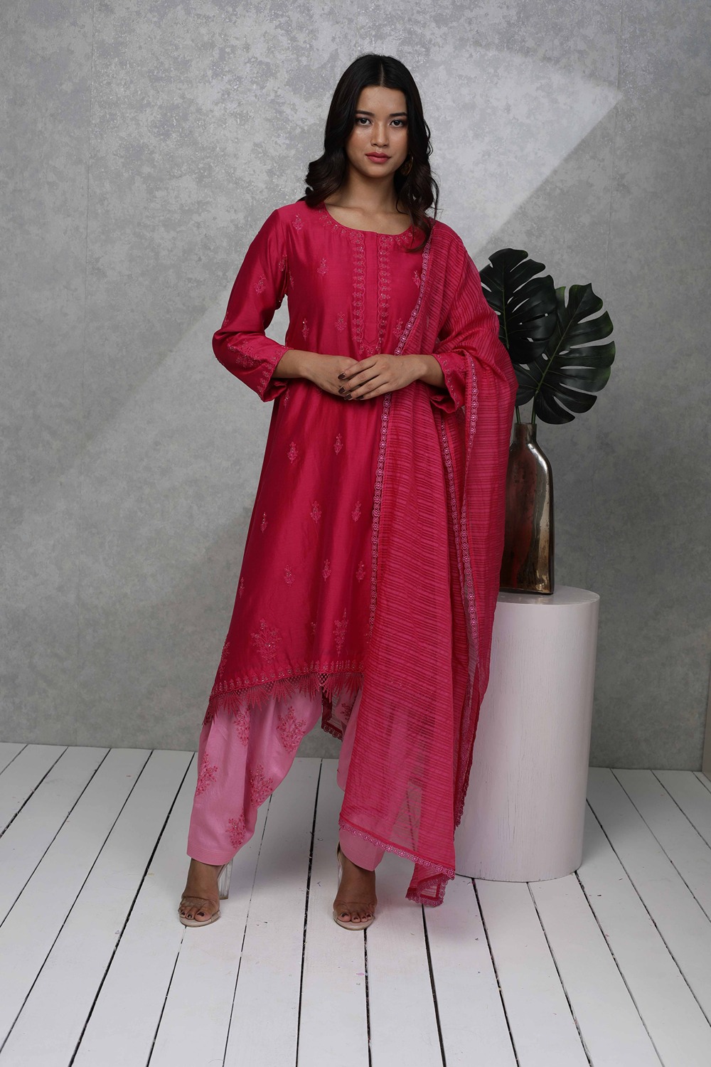 Pink Salwar Suit Set