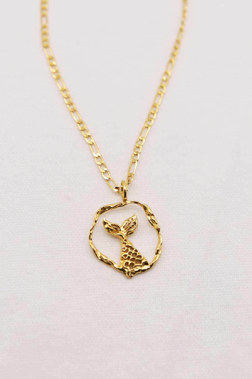 Pisces - 18K Gold Plated Pendant With Anti-Tarnish E-Coating